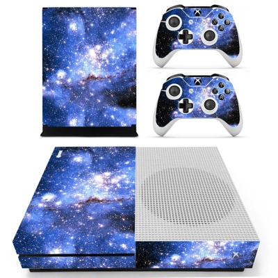 Starry sky decal skin for Xbox one S Console and 2 Control.. Starry sky decal skin for Xbox one S Console and 2 Control..