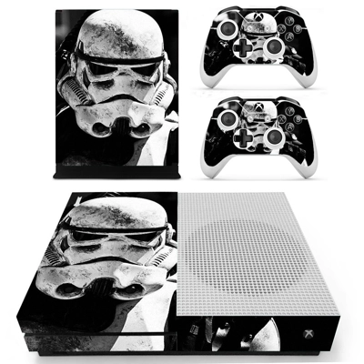 Stormtrooper decal skin for Xbox one S Console and 2 Contr.. Stormtrooper decal skin for Xbox one S Console and 2 Contr..