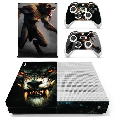 Werewolf decal skin for Xbox one S Console and 2 Controllers Werewolf decal skin for Xbox one S Console and 2 Controllers