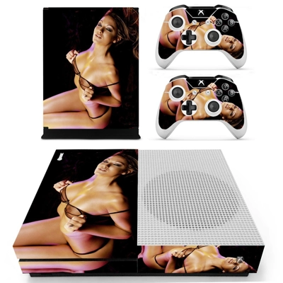 Sexy girl decal skin for Xbox one S Console and 2 Controll.. Sexy girl decal skin for Xbox one S Console and 2 Controll..