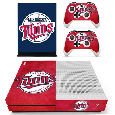 Minnesota twins decal skin for Xbox one S Console and 2 Co.. Minnesota twins decal skin for Xbox one S Console and 2 Co..