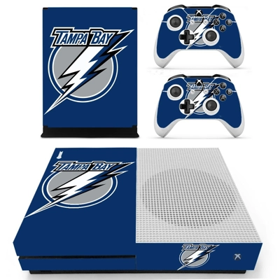 Tampa Bay Lightning decal skin for Xbox one S Console and .. Tampa Bay Lightning decal skin for Xbox one S Console and ..