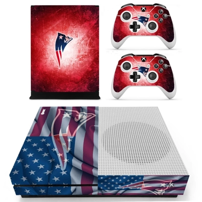 New England Patriots decal skin for Xbox one S Console and 2 Controllers