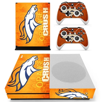 Denver Broncos decal skin for Xbox one S Console and 2 Con.. Denver Broncos decal skin for Xbox one S Console and 2 Con..