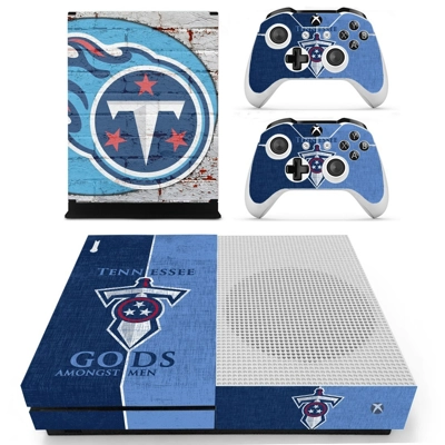 Tennessee Titans decal skin for Xbox one S Console and 2 C.. Tennessee Titans decal skin for Xbox one S Console and 2 C..