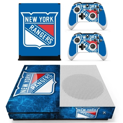 New York Rangers decal skin for Xbox one S Console and 2 C.. New York Rangers decal skin for Xbox one S Console and 2 C..