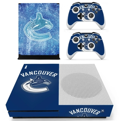 Vancouver Canucks decal skin for Xbox one S Console and 2 .. Vancouver Canucks decal skin for Xbox one S Console and 2 ..