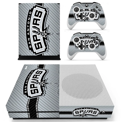 San Antonio Spurs decal skin for Xbox one S Console and 2 .. San Antonio Spurs decal skin for Xbox one S Console and 2 ..