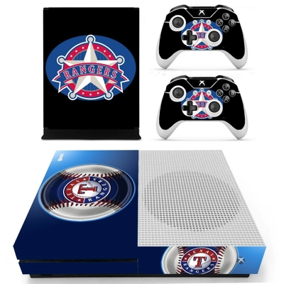 Texas Rangers decal skin for Xbox one S Console and 2 Cont.. Texas Rangers decal skin for Xbox one S Console and 2 Cont..