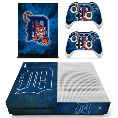 Detroit Tigers decal skin for Xbox one S Console and 2 Con.. Detroit Tigers decal skin for Xbox one S Console and 2 Con..