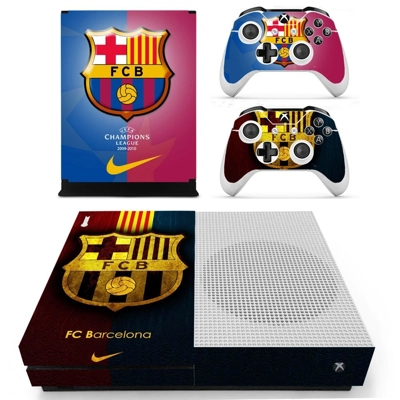 FC Barcelona decal skin for Xbox one S Console and 2 Contr.. FC Barcelona decal skin for Xbox one S Console and 2 Contr..