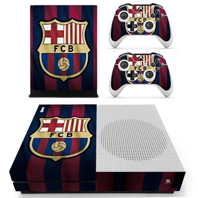 FC Barcelona decal skin for Xbox one S Console and 2 Contr.. FC Barcelona decal skin for Xbox one S Console and 2 Contr..