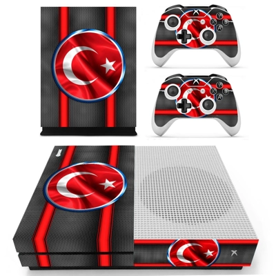 Flag of Turkey decal skin for Xbox one S Console and 2 Con.. Flag of Turkey decal skin for Xbox one S Console and 2 Con..