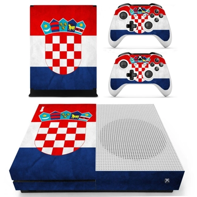 Flag of Croatia decal skin for Xbox one S Console and 2 Co.. Flag of Croatia decal skin for Xbox one S Console and 2 Co..