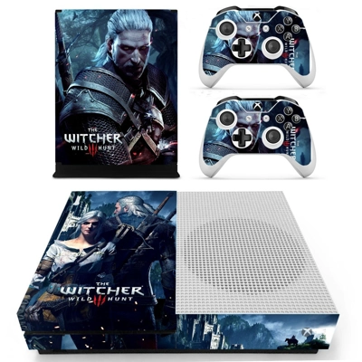The Witcher Wild Hunt decal skin for Xbox one S Console an.. The Witcher Wild Hunt decal skin for Xbox one S Console an..