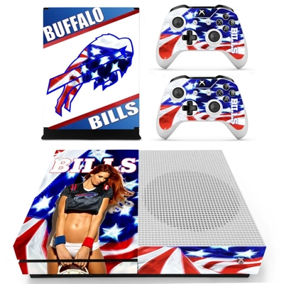 Buffalo Bills decal skin for Xbox one S Console and 2 Cont.. Buffalo Bills decal skin for Xbox one S Console and 2 Cont..