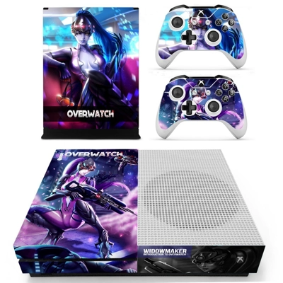 Overwatch Widowmaker decal skin for Xbox one S Console and.. Overwatch Widowmaker decal skin for Xbox one S Console and..