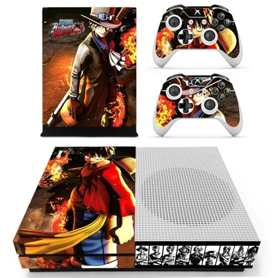 Onepiece Burning Blood decal skin for Xbox one S Console a.. Onepiece Burning Blood decal skin for Xbox one S Console a..