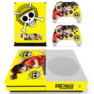 Onepiece Burning Blood decal skin for Xbox one S Console and 2 Controllers
