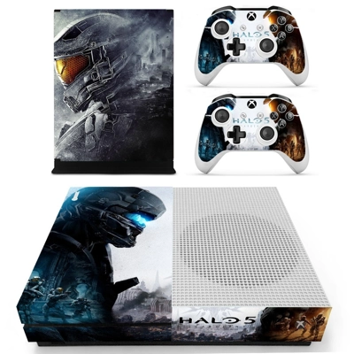 Halo 5 decal skin for Xbox one S Console and 2 Controllers Halo 5 decal skin for Xbox one S Console and 2 Controllers