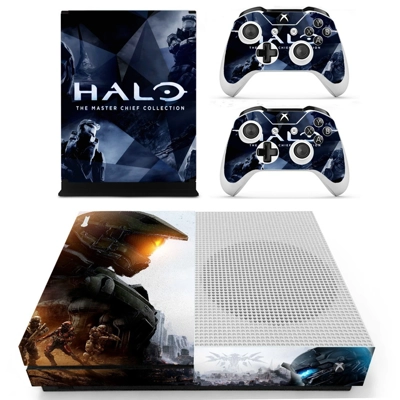 Halo 5 decal skin for Xbox one S Console and 2 Controllers Halo 5 decal skin for Xbox one S Console and 2 Controllers