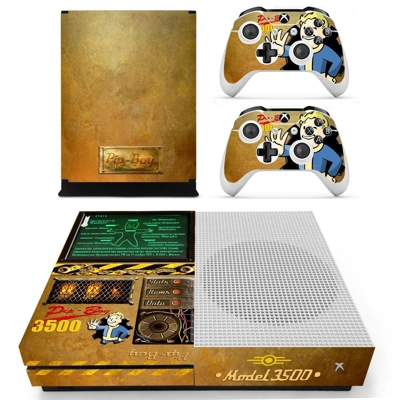 Vault Boy decal skin for Xbox one S Console and 2 Controll.. Vault Boy decal skin for Xbox one S Console and 2 Controll..