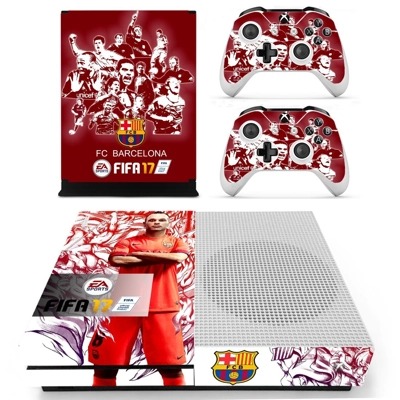 FC Barcelona decal skin for Xbox one S Console and 2 Contr.. FC Barcelona decal skin for Xbox one S Console and 2 Contr..