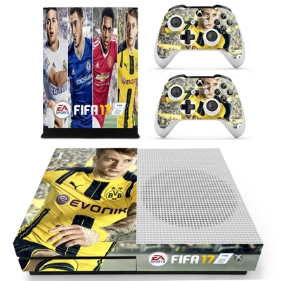 FIFA 17 decal skin for Xbox one S Console and 2 Controllers FIFA 17 decal skin for Xbox one S Console and 2 Controllers