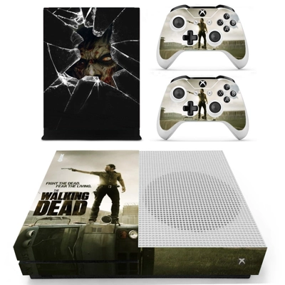 The Walking Dead decal skin for Xbox one S Console and 2 C.. The Walking Dead decal skin for Xbox one S Console and 2 C..