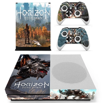 Horizon Zero Dawn decal skin for Xbox one S Console and 2 Controllers
