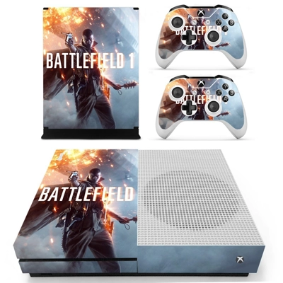 Battlefield I decal skin for Xbox one S Console and 2 Controllers