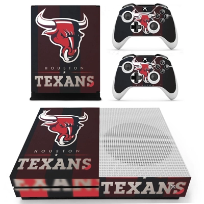 Houston Texans decal skin for Xbox one S Console and 2 Con.. Houston Texans decal skin for Xbox one S Console and 2 Con..