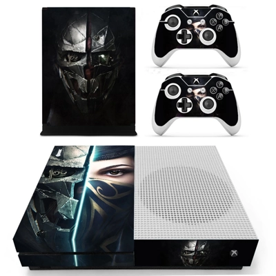 Dishonored 2 decal skin for Xbox one S Console and 2 Contr.. Dishonored 2 decal skin for Xbox one S Console and 2 Contr..