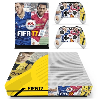 FIFA 17 decal skin for Xbox one S Console and 2 Controllers FIFA 17 decal skin for Xbox one S Console and 2 Controllers