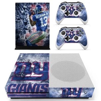 New York Giants decal skin for Xbox one S Console and 2 Co.. New York Giants decal skin for Xbox one S Console and 2 Co..