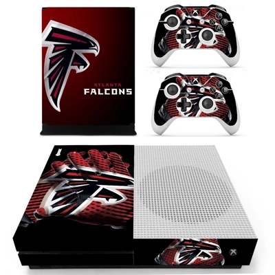 Atlanta Falcons decal skin for Xbox one S Console and 2 Co.. Atlanta Falcons decal skin for Xbox one S Console and 2 Co..