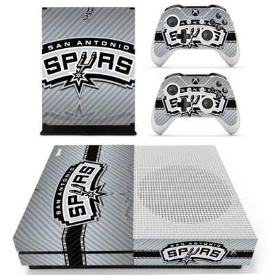 San Antonio Spurs decal skin for Xbox one S Console and 2 .. San Antonio Spurs decal skin for Xbox one S Console and 2 ..