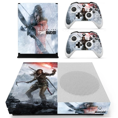 Tomb Raider decal skin for Xbox one S Console and 2 Contro.. Tomb Raider decal skin for Xbox one S Console and 2 Contro..