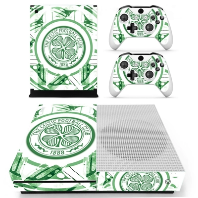The Celtic Football club decal skin for Xbox one S Console.. The Celtic Football club decal skin for Xbox one S Console..
