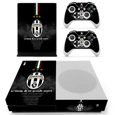 Juventus FC decal skin for Xbox one S Console and 2 Controllers