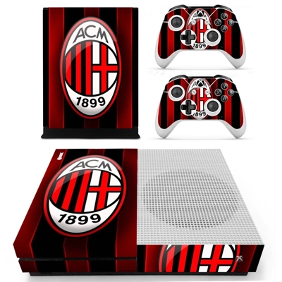 AC Milan decal skin for Xbox one S Console and 2 Controllers
