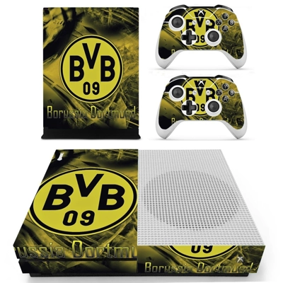 Borussia Dortmund decal skin for Xbox one S Console and 2 .. Borussia Dortmund decal skin for Xbox one S Console and 2 ..