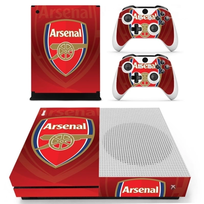 Arsenal decal skin for Xbox one S Console and 2 Controllers Arsenal decal skin for Xbox one S Console and 2 Controllers