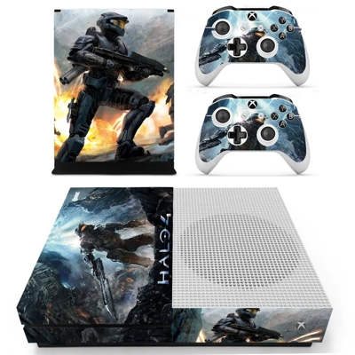 Halo 5 decal skin for Xbox one S Console and 2 Controllers Halo 5 decal skin for Xbox one S Console and 2 Controllers