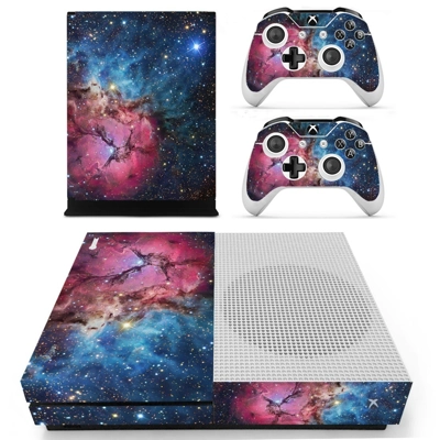 Starry sky decal skin for Xbox one S Console and 2 Control.. Starry sky decal skin for Xbox one S Console and 2 Control..