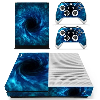 Black hole decal skin for Xbox one S Console and 2 Control.. Black hole decal skin for Xbox one S Console and 2 Control..