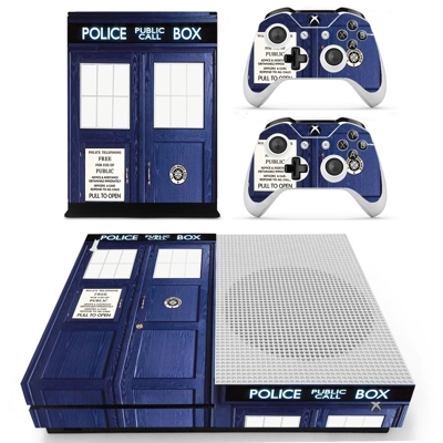Public Police call box decal skin for Xbox one S Console a.. Public Police call box decal skin for Xbox one S Console a..