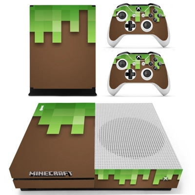 Minecraft decal skin for Xbox one S Console and 2 Controll.. Minecraft decal skin for Xbox one S Console and 2 Controll..