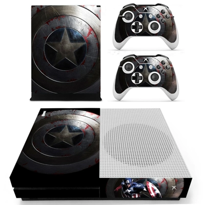 Captain America decal skin for Xbox one S Console and 2 Co.. Captain America decal skin for Xbox one S Console and 2 Co..