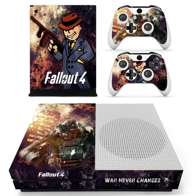 Fallout 4 decal skin for Xbox one S Console and 2 Controll.. Fallout 4 decal skin for Xbox one S Console and 2 Controll..